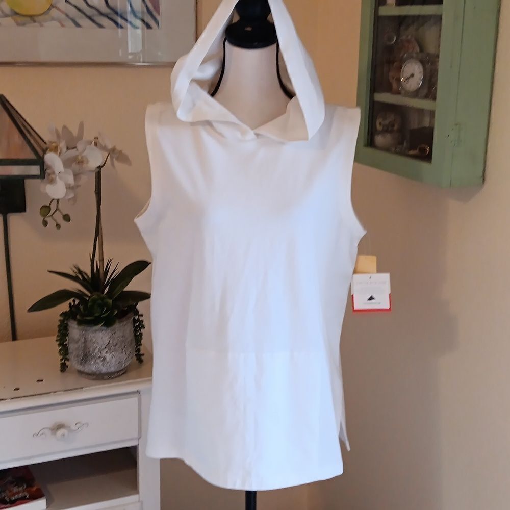 Liz Claiborne  Hooded Knit Top